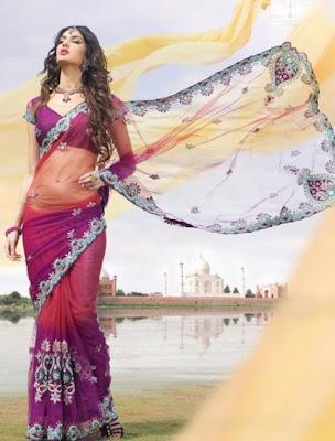 Latest Multi Color Designer Saree Collection For Bridals