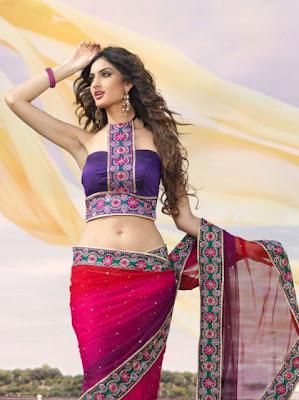 Latest Multi Color Designer Saree Collection For Bridals