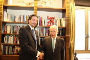 The ICD Meets Shimon Peres and the Peres Center for Peace