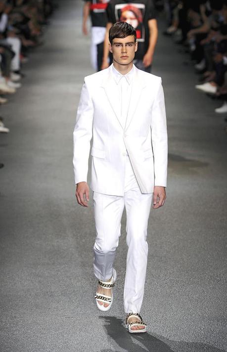 Givenchy Spring 2013- White Suit - Paperblog