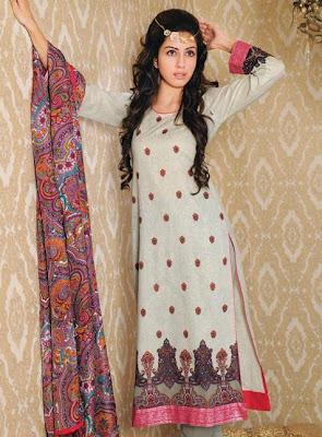 Alkaram Complete Eid Lawn Collection 2012 For Women