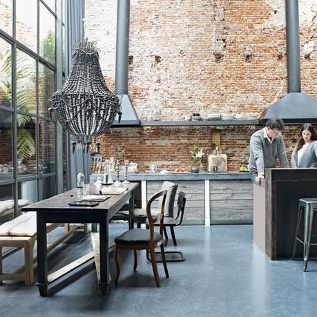 Modern rustic kitchen-diner | Open-plan living ideas | Livingetc