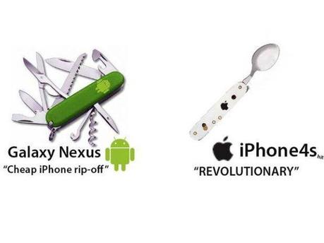 Galaxy Nexus vs Apple