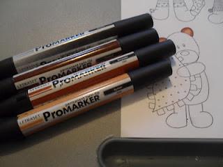 Promarkers tutorial ~ cuddly bear with browns