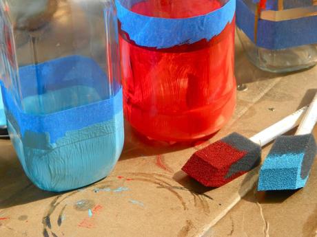 painted mason jars