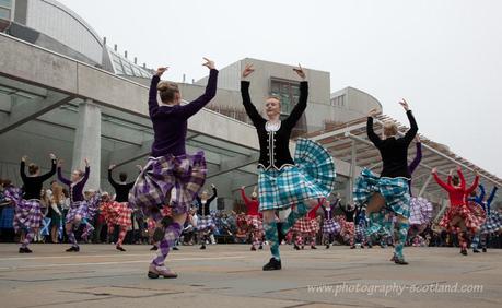 Event photo - Highland dancers at the Scottish Parliament