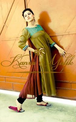 Kanxa Malik Latest Mid Summer Dresses 2012