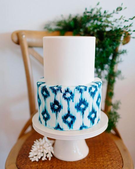 pantone color of the year cake white blue