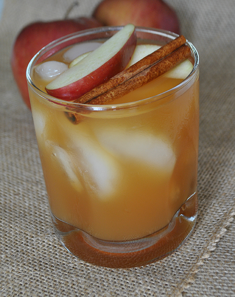 caramel cider cocktail