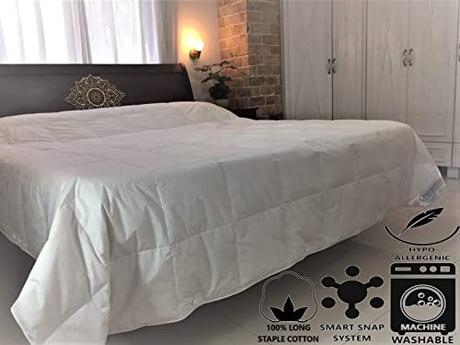 Separate Comforters For King Bed with DreamTek Snap-On Sleep System