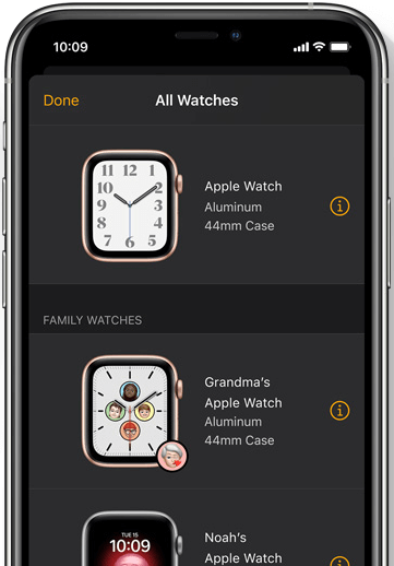 Apple family setup in Apple watch series 6