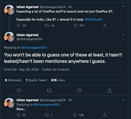 OnePlus could launch five more devices alongside OnePlus 8T