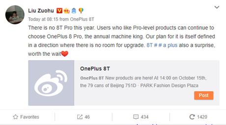 It’s official: We’re not getting a OnePlus 8T Pro