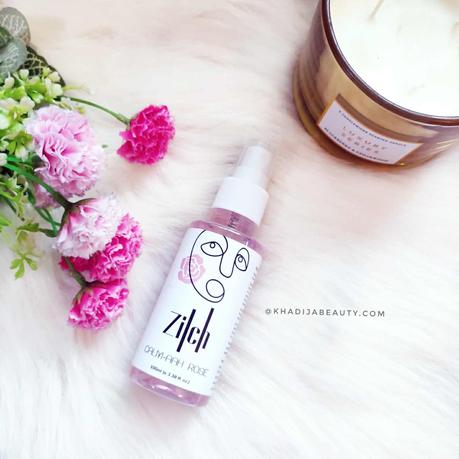 Zilch Acne fighting face serum, Makeup remover & Rose water Review Zilch calm-aah rose hydrating face mist