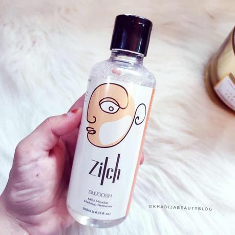Zilch Acne fighting face serum, Makeup remover & Rose water Review Zilch Mild micellar makeup remover