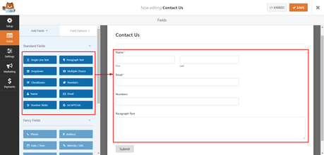 WPForms plugin