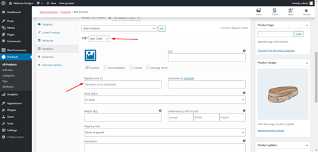 Attributes and Variations in WooCommerce