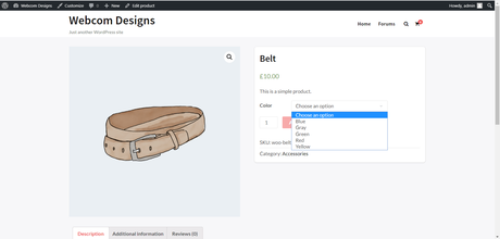 Attributes and Variations in WooCommerce