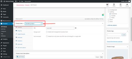 Attributes and Variations in WooCommerce