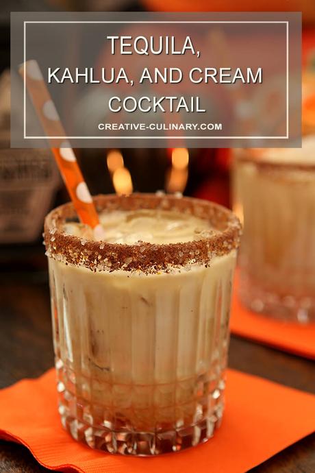 Tequila, Kahlua, and Cream Cocktail
