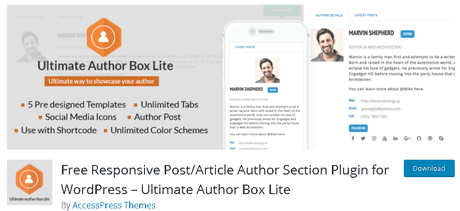 Author Bio Box Plugins