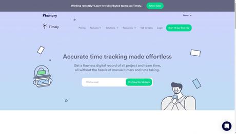 Timely full automatic time tracker app
