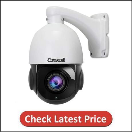 High Speed 5MP H.265 PTZ POE IP Security Dome Camera