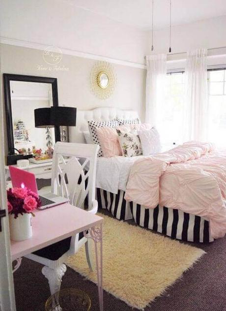 Cute Girl Bedroom Ideas Teenage in Pastels - Harptimes.com