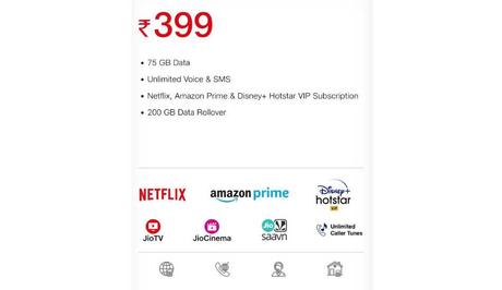 Airtel Rs 399 postpaid plan vs Jio Rs 399 postpaid plan