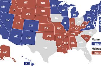 The Current Consensus Electoral College Map - Paperblog