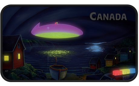 Brilliant Vision of a UFO Comes to Life With the New Royal Canadian Mint Collector Coin