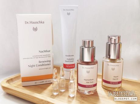 My Night-time skincare routine with Dr Hauschka