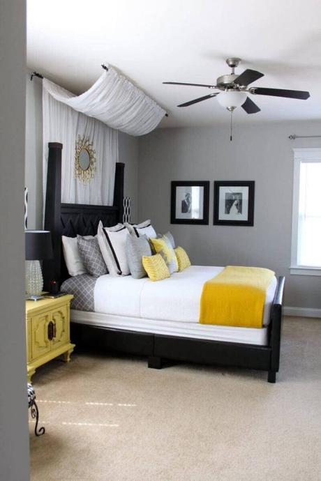 Bedroom Paint Colors Fabulous Black and Yellow - Harptimes.com