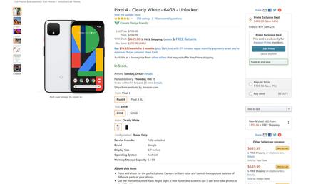 Get a Pixel 4 series phone from just $449 (save $350)