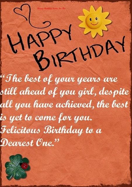 Happy Birthday Quotes For Her