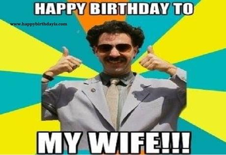 Happy Birthday Wife Meme
