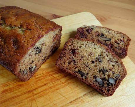 Banana Chocolate Chip Bread for Two