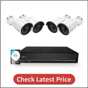 Reolink 8CH 5MP 4pcs Outdoor PoE IP Wired Home Security Camera System