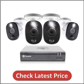 Swann 8 Channel 4 Wired Surveillance 1080p HD Camera Security System