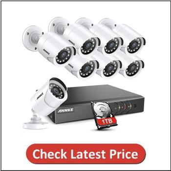 ANNKE 8CH H.265+ 5MP Lite Wired CCTV Camera System with DVR