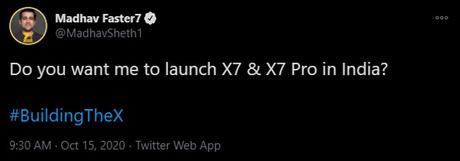 MediaTek-powered Realme X7 series set for India