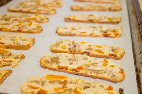 Gluten Free Biscotti with Apricots and Walnuts