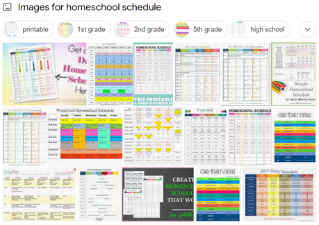 Homeschool Journal – Our Schedule