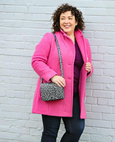 Dagne Dover Epic Crossbody with Berry and Pink