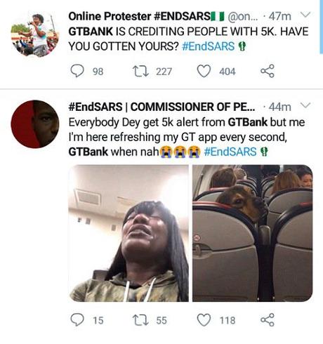 #EndSARS: Anonymous allegedly hacks GTBank, credits N5,000 to current account users