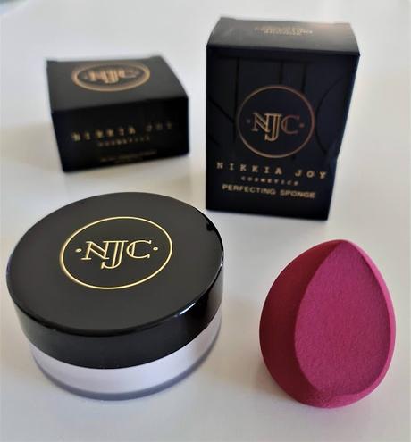 Nikkia Joy Cosmetics Velvet Finishing Powder and Pro Perfecting Sponge