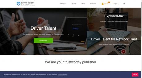 Driver updater software tools- Driver Talent