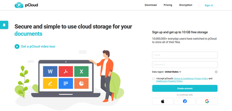 pCloud – Best Cloud Backup Service with Lifetime Access