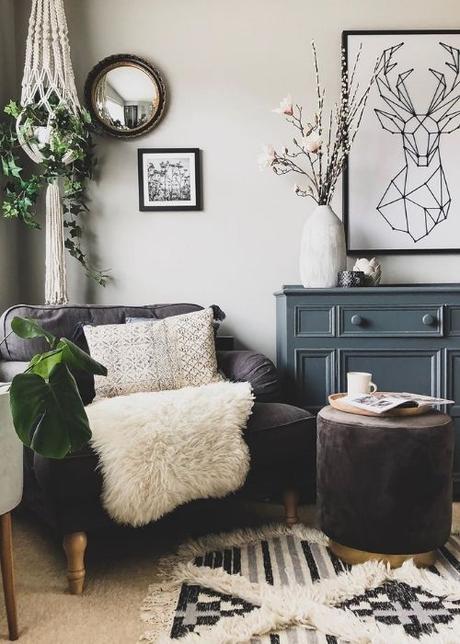 arm chair in a living room