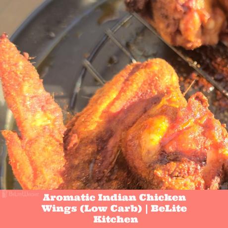 Aromatic Indian Chicken Wings (Low Carb) | BeLite Kitchen